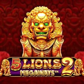 5 Lions Megaways 2 slot visual from Pragmatic Play available on goldexxcasino.com
