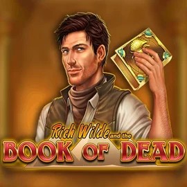 Official Slots logo: Book of Dead by Play'n GO at Goldex Casino