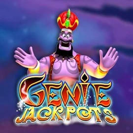 Genie Jackpots by Blueprint Gaming, showcased at goldexxcasino.com – game logo