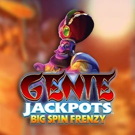 Genie Jackpots: Big Spin Frenzy game by Blueprint Gaming – logo hosted on Goldex Casino