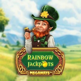 Jackpots logo of Rainbow Jackpots Megaways from Red Tiger Gaming at Goldex Casino