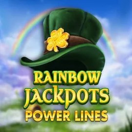 Official Jackpots logo: Rainbow Jackpots Power Lines by Red Tiger Gaming at Goldex Casino