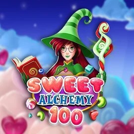 Sweet Alchemy 100 by Play'n GO, showcased at goldexxcasino.com – game logo