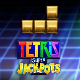 Tetris Super Jackpots slot logo by WMS at Goldex Casino